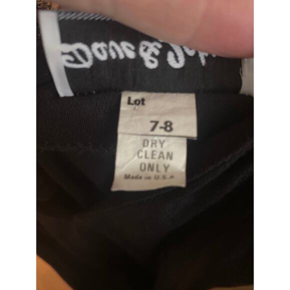 Vintage Dave & Johnny faux wrap fringed flapper dress gathered to side small - Picture 12 of 12